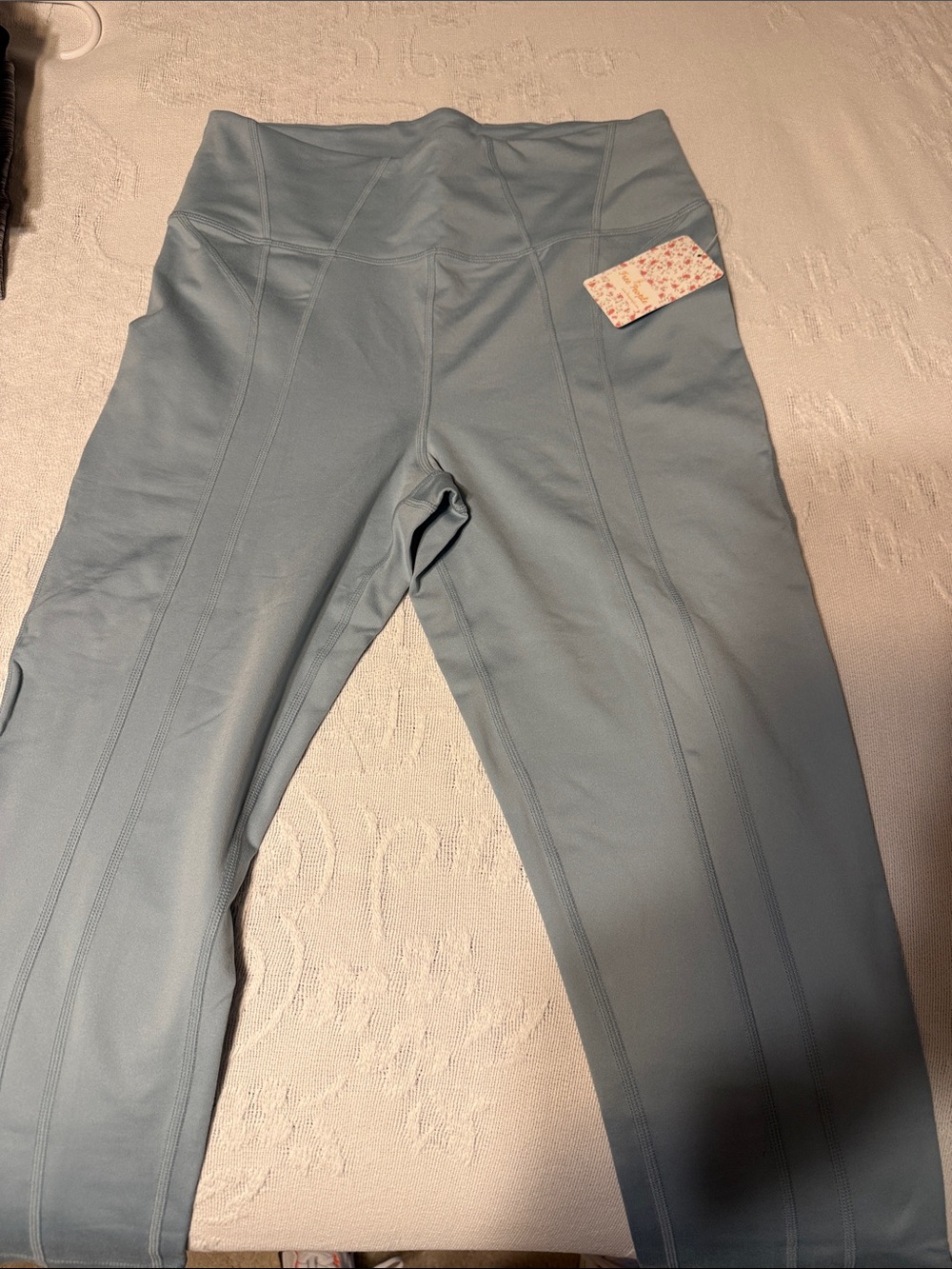 FP Movement by Free People Light Blue High-Waist Leggings